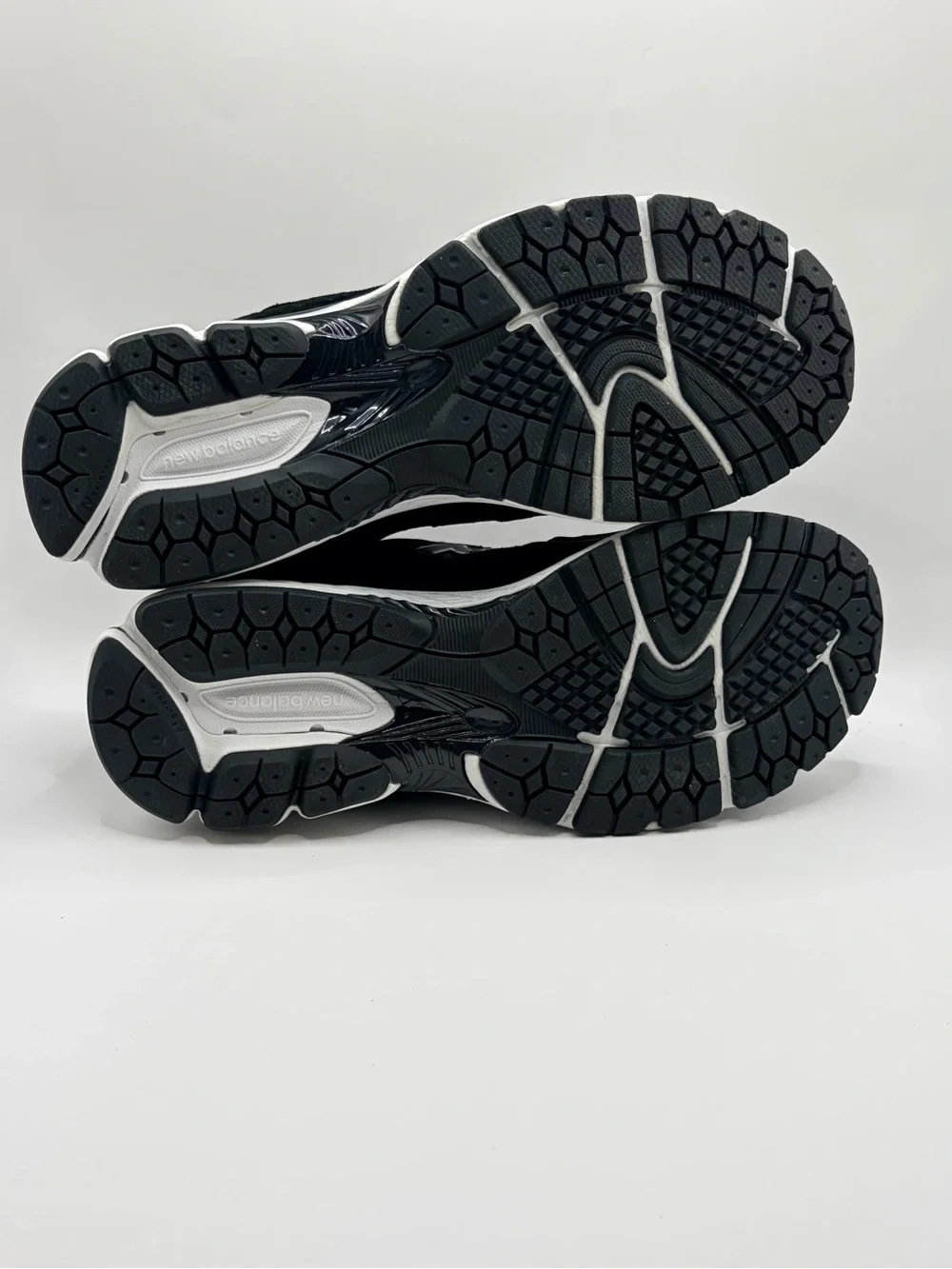 New Balance 2002R Black & White Athletic Sneakers